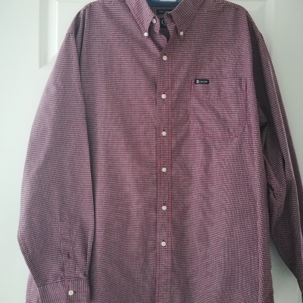 Men's long sleeve button down - Chaps 2XB/2TG